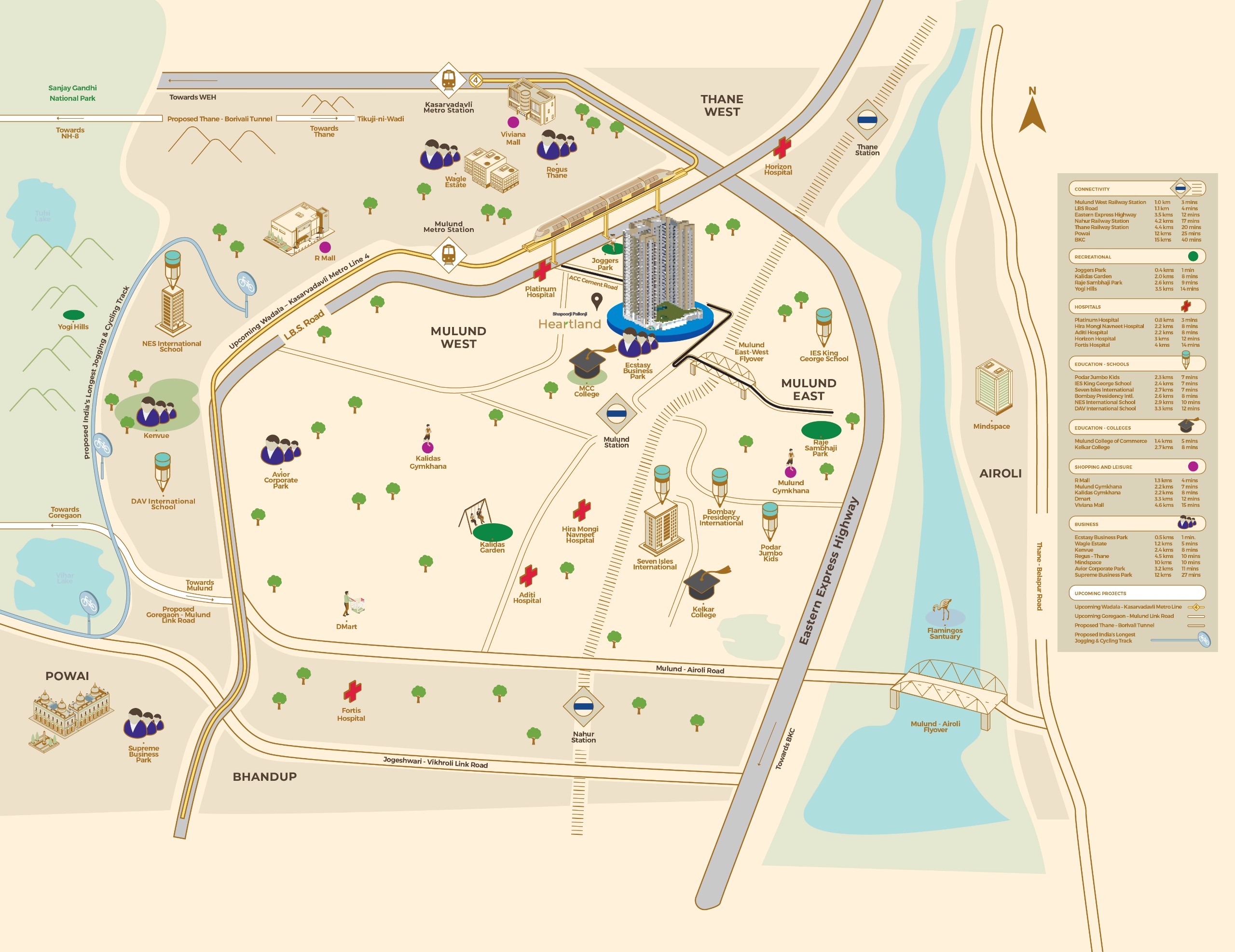 Shapoorji Pallonji HeartLand Location Map